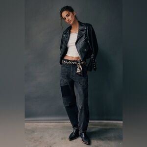 Free People Moxie Pull On Barrel Jeans